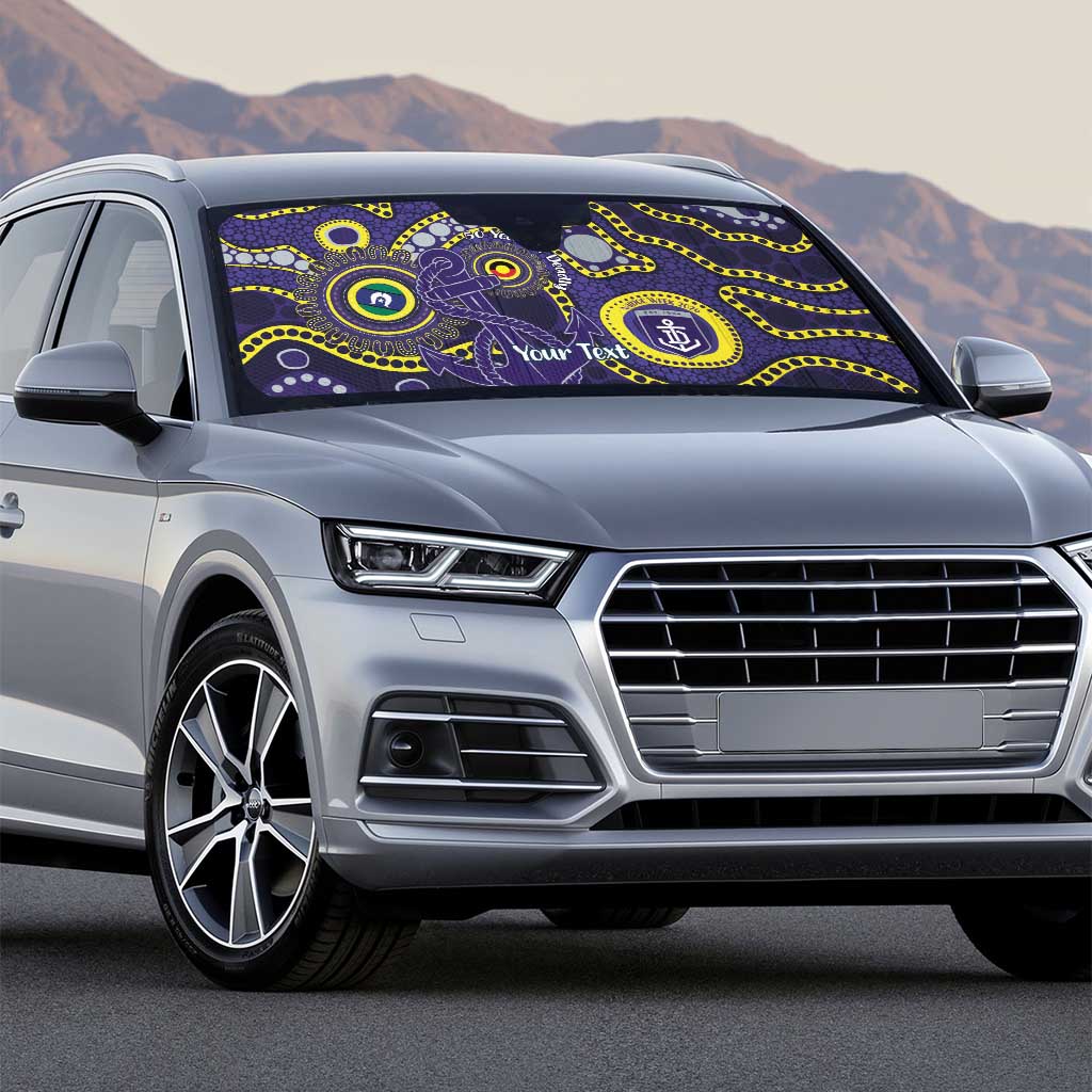 Dockers NAIDOC Week 2026 Personalised Auto Sun Shade 50 Years of Deadly Aboriginal Art