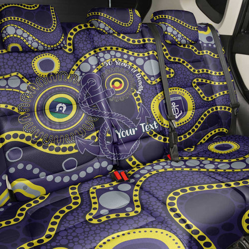 Dockers NAIDOC Week 2026 Personalised Back Car Seat Cover 50 Years of Deadly Aboriginal Art