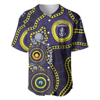 Dockers NAIDOC Week 2026 Personalised Baseball Jersey 50 Years of Deadly Aboriginal Art