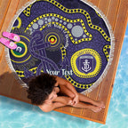 Dockers NAIDOC Week 2026 Personalised Beach Blanket 50 Years of Deadly Aboriginal Art