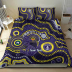 Dockers NAIDOC Week 2026 Personalised Bedding Set 50 Years of Deadly Aboriginal Art