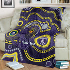 Dockers NAIDOC Week 2026 Personalised Blanket 50 Years of Deadly Aboriginal Art