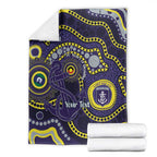 Dockers NAIDOC Week 2026 Personalised Blanket 50 Years of Deadly Aboriginal Art
