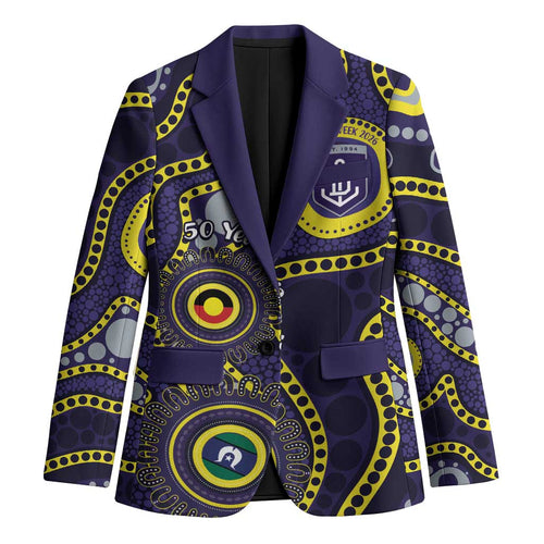 Dockers NAIDOC Week 2026 Personalised Blazer 50 Years of Deadly Aboriginal Art