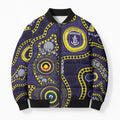 Dockers NAIDOC Week 2026 Personalised Bomber Puffer Jacket 50 Years of Deadly Aboriginal Art