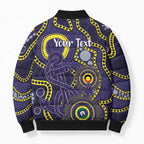 Dockers NAIDOC Week 2026 Personalised Bomber Puffer Jacket 50 Years of Deadly Aboriginal Art