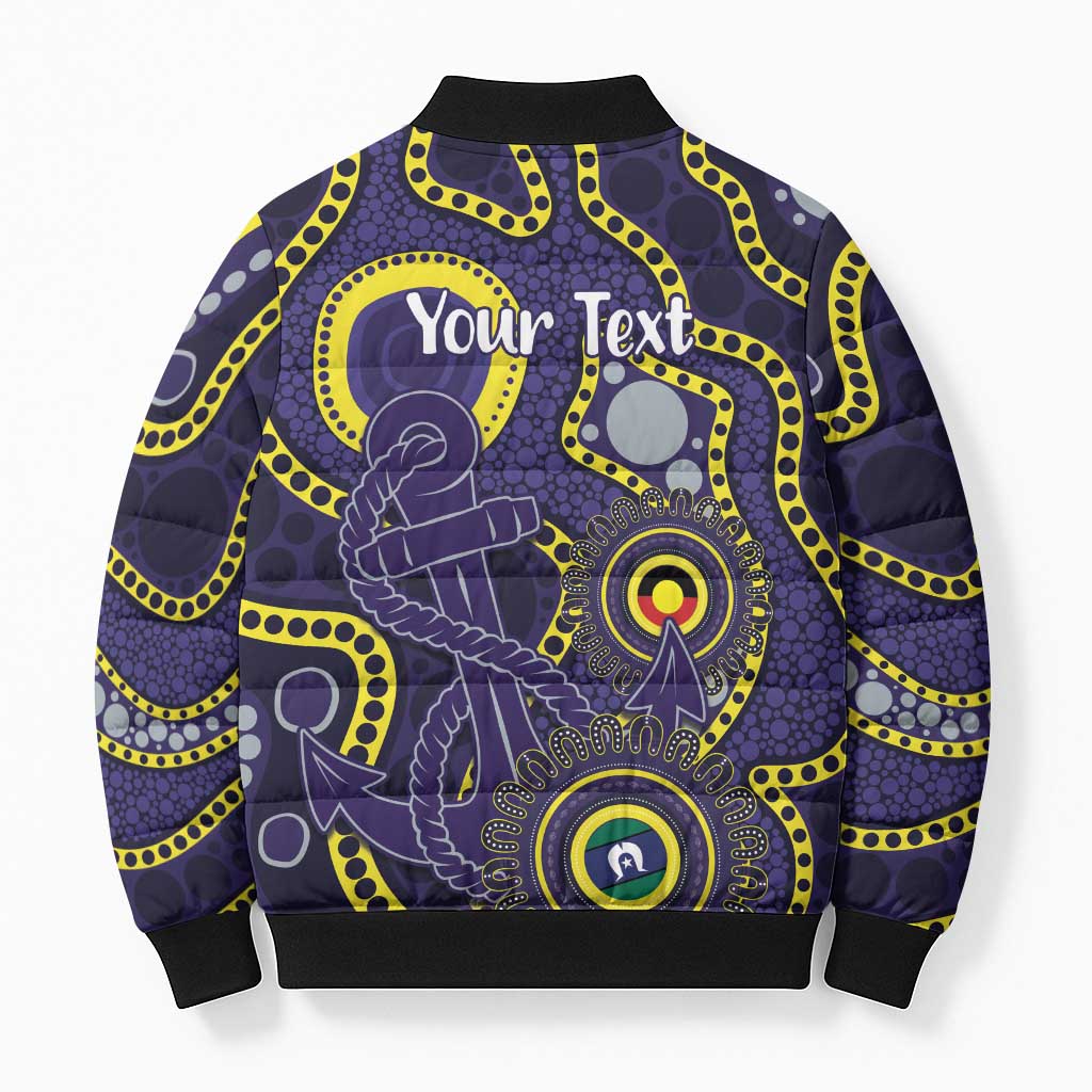 Dockers NAIDOC Week 2026 Personalised Bomber Puffer Jacket 50 Years of Deadly Aboriginal Art
