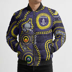 Dockers NAIDOC Week 2026 Personalised Bomber Puffer Jacket 50 Years of Deadly Aboriginal Art