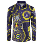Dockers NAIDOC Week 2026 Personalised Button Sweatshirt 50 Years of Deadly Aboriginal Art