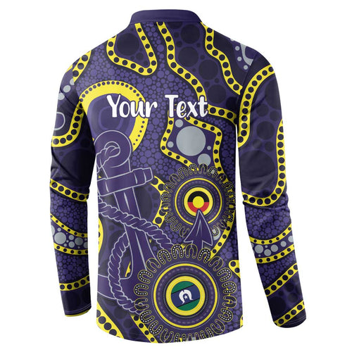 Dockers NAIDOC Week 2026 Personalised Button Sweatshirt 50 Years of Deadly Aboriginal Art