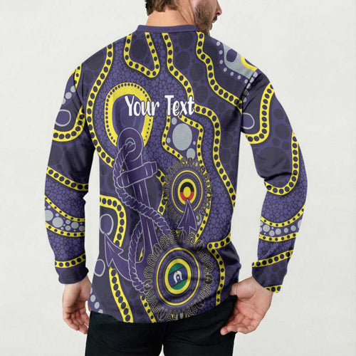 Dockers NAIDOC Week 2026 Personalised Button Sweatshirt 50 Years of Deadly Aboriginal Art