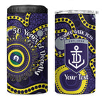 Dockers NAIDOC Week 2026 Personalised 4 in 1 Can Cooler Tumbler 50 Years of Deadly Aboriginal Art