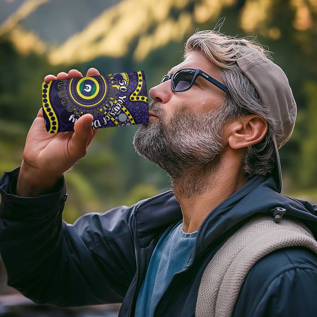 Dockers NAIDOC Week 2026 Personalised 4 in 1 Can Cooler Tumbler 50 Years of Deadly Aboriginal Art