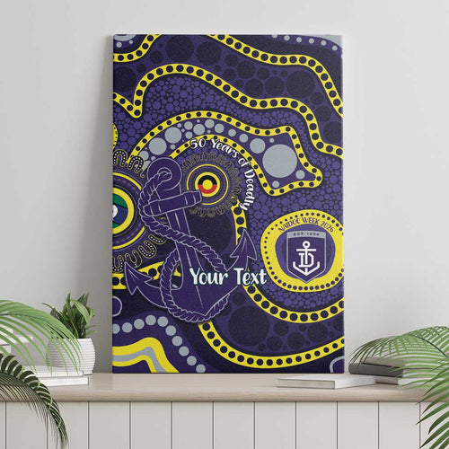 Dockers NAIDOC Week 2026 Personalised Canvas Wall Art 50 Years of Deadly Aboriginal Art