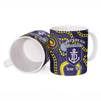 Dockers NAIDOC Week 2026 Personalised Ceramic Mug 50 Years of Deadly Aboriginal Art