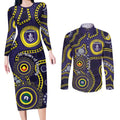 Dockers NAIDOC Week 2026 Personalised Couples Matching Long Sleeve Bodycon Dress and Long Sleeve Button Shirt 50 Years of Deadly Aboriginal Art