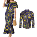 Dockers NAIDOC Week 2026 Personalised Couples Matching Mermaid Dress and Long Sleeve Button Shirt 50 Years of Deadly Aboriginal Art