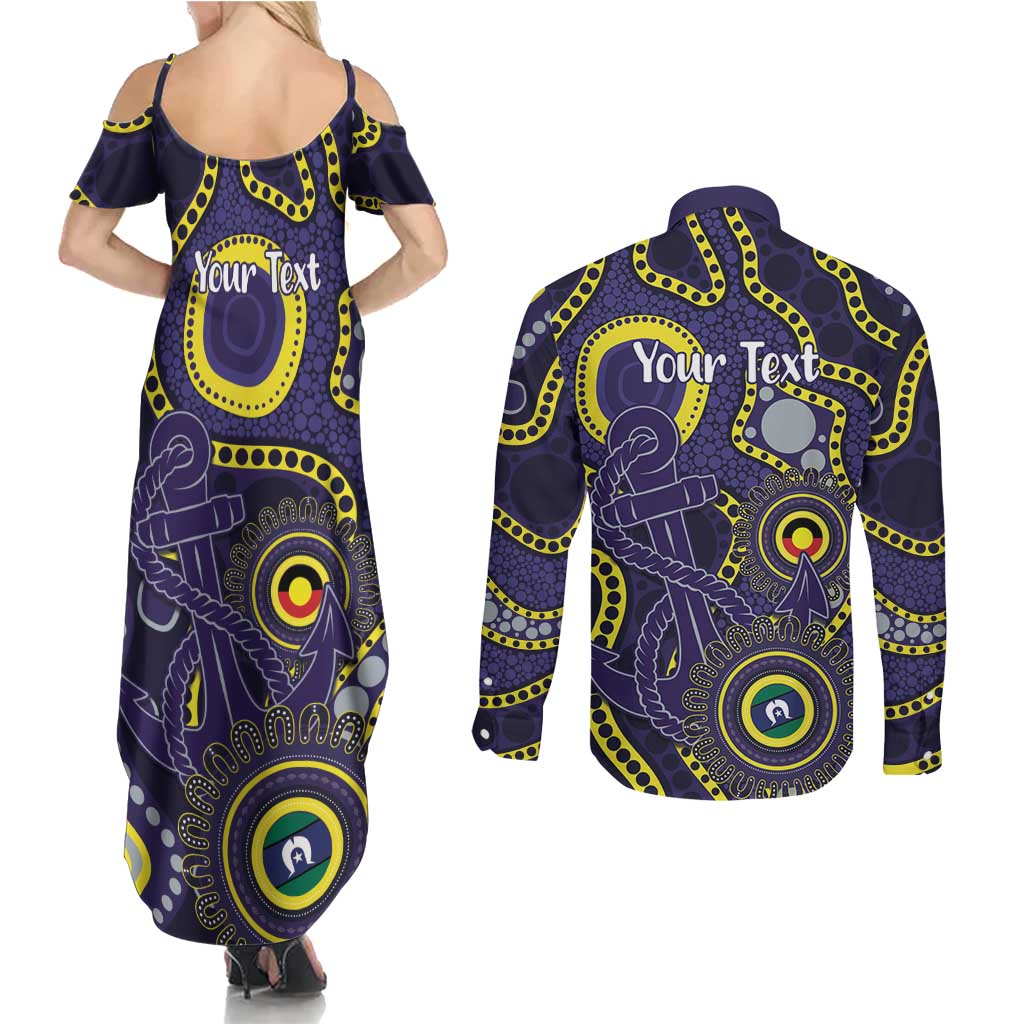 Dockers NAIDOC Week 2026 Personalised Couples Matching Summer Maxi Dress and Long Sleeve Button Shirt 50 Years of Deadly Aboriginal Art