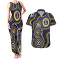 Dockers NAIDOC Week 2026 Personalised Couples Matching Tank Maxi Dress and Hawaiian Shirt 50 Years of Deadly Aboriginal Art