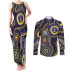Dockers NAIDOC Week 2026 Personalised Couples Matching Tank Maxi Dress and Long Sleeve Button Shirt 50 Years of Deadly Aboriginal Art