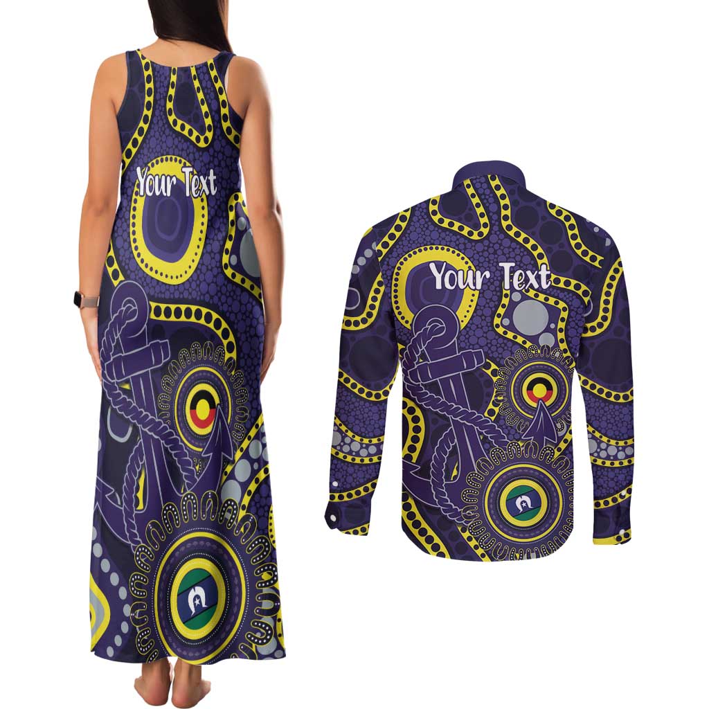 Dockers NAIDOC Week 2026 Personalised Couples Matching Tank Maxi Dress and Long Sleeve Button Shirt 50 Years of Deadly Aboriginal Art
