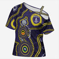 Dockers NAIDOC Week 2026 Personalised Cross Shoulder Shirt 50 Years of Deadly Aboriginal Art