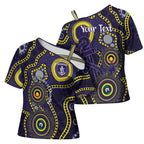 Dockers NAIDOC Week 2026 Personalised Cross Shoulder Shirt 50 Years of Deadly Aboriginal Art