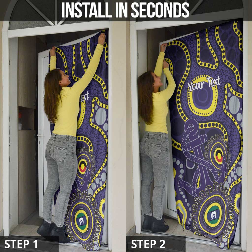 Dockers NAIDOC Week 2026 Personalised Door Cover 50 Years of Deadly Aboriginal Art