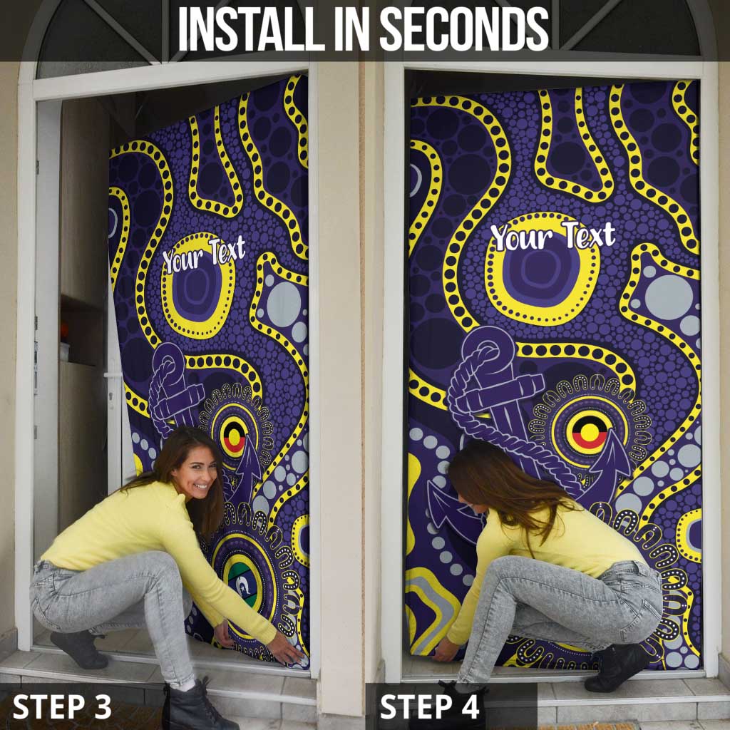 Dockers NAIDOC Week 2026 Personalised Door Cover 50 Years of Deadly Aboriginal Art