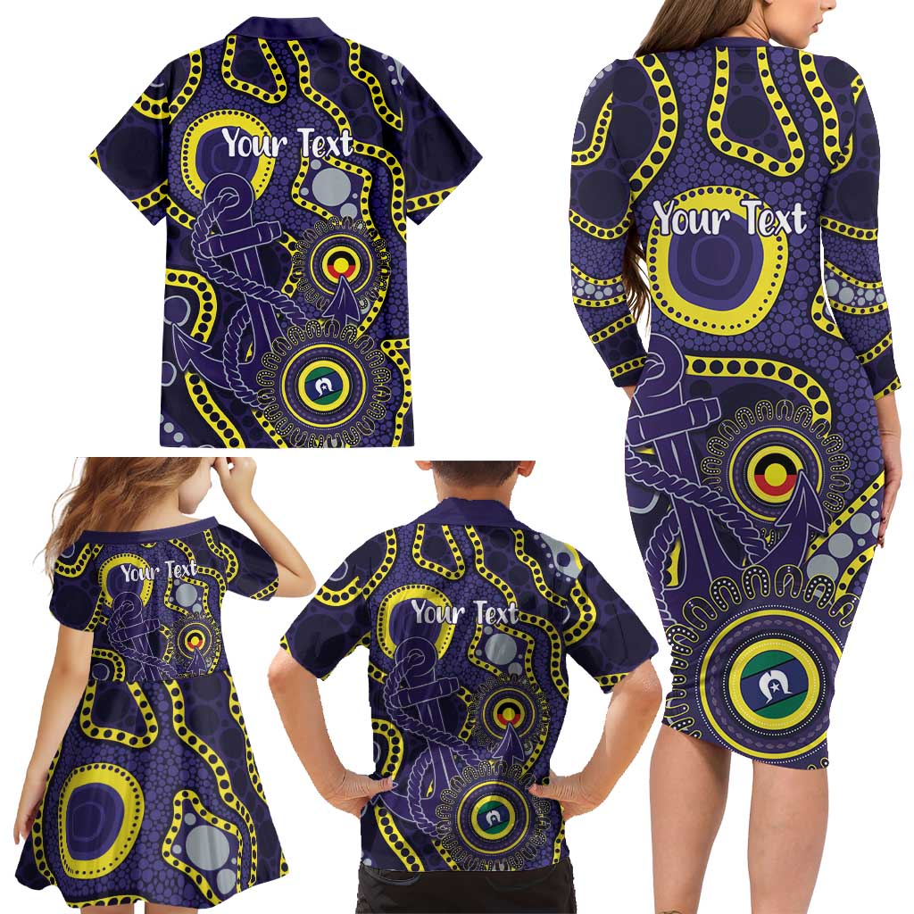Dockers NAIDOC Week 2026 Personalised Family Matching Long Sleeve Bodycon Dress and Hawaiian Shirt 50 Years of Deadly Aboriginal Art