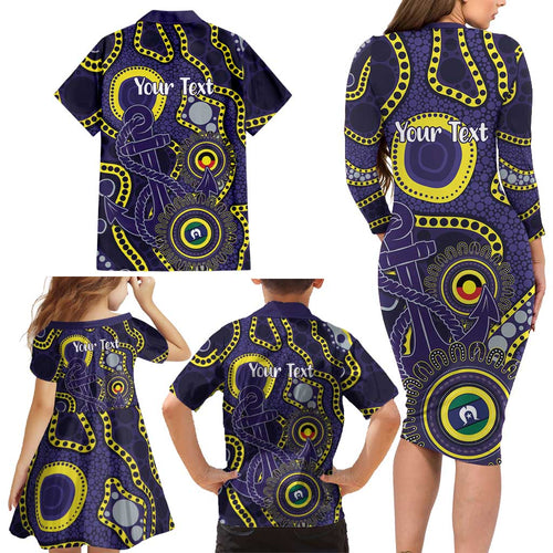 Dockers NAIDOC Week 2026 Personalised Family Matching Long Sleeve Bodycon Dress and Hawaiian Shirt 50 Years of Deadly Aboriginal Art