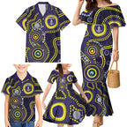 Dockers NAIDOC Week 2026 Personalised Family Matching Mermaid Dress and Hawaiian Shirt 50 Years of Deadly Aboriginal Art