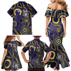 Dockers NAIDOC Week 2026 Personalised Family Matching Mermaid Dress and Hawaiian Shirt 50 Years of Deadly Aboriginal Art