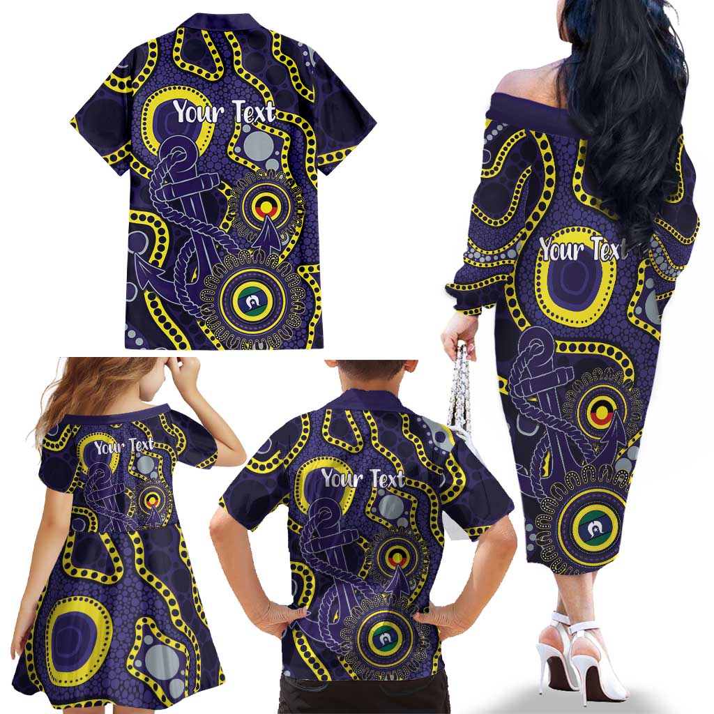Dockers NAIDOC Week 2026 Personalised Family Matching Off The Shoulder Long Sleeve Dress and Hawaiian Shirt 50 Years of Deadly Aboriginal Art