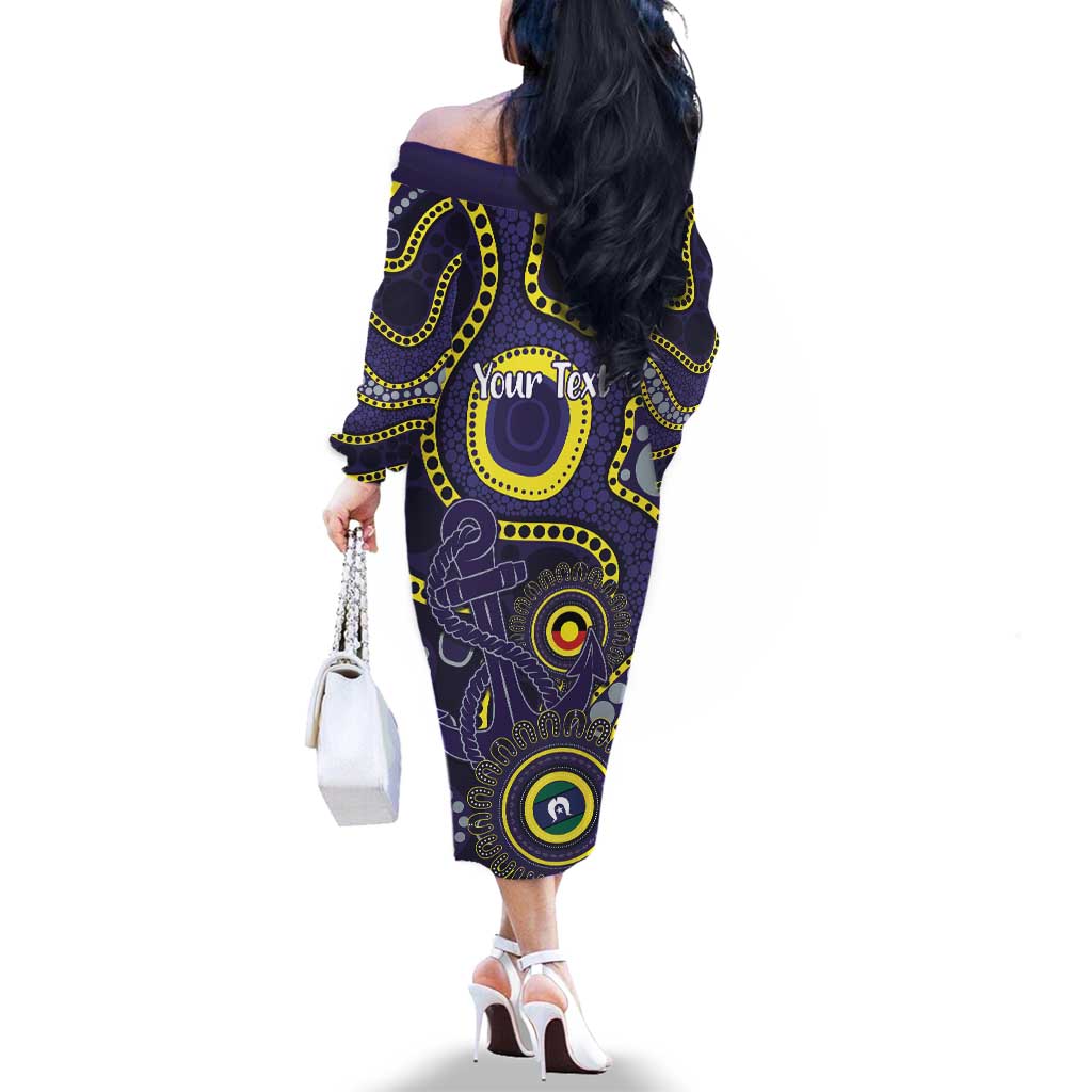 Dockers NAIDOC Week 2026 Personalised Family Matching Off The Shoulder Long Sleeve Dress and Hawaiian Shirt 50 Years of Deadly Aboriginal Art
