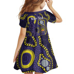 Dockers NAIDOC Week 2026 Personalised Family Matching Off Shoulder Maxi Dress and Hawaiian Shirt 50 Years of Deadly Aboriginal Art