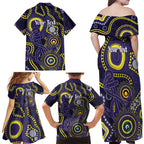 Dockers NAIDOC Week 2026 Personalised Family Matching Off Shoulder Maxi Dress and Hawaiian Shirt 50 Years of Deadly Aboriginal Art