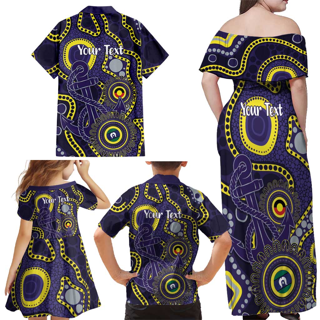 Dockers NAIDOC Week 2026 Personalised Family Matching Off Shoulder Maxi Dress and Hawaiian Shirt 50 Years of Deadly Aboriginal Art