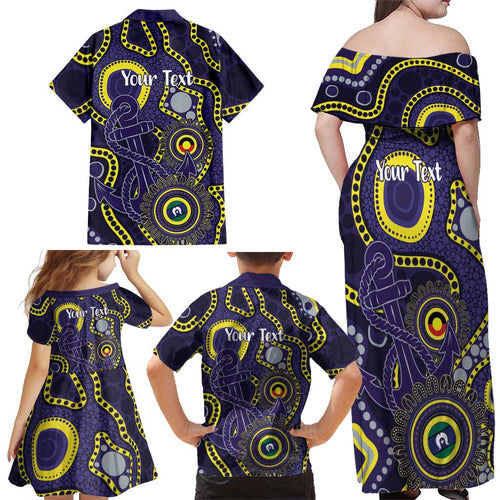Dockers NAIDOC Week 2026 Personalised Family Matching Off Shoulder Maxi Dress and Hawaiian Shirt 50 Years of Deadly Aboriginal Art