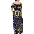 Dockers NAIDOC Week 2026 Personalised Family Matching Off Shoulder Maxi Dress and Hawaiian Shirt 50 Years of Deadly Aboriginal Art