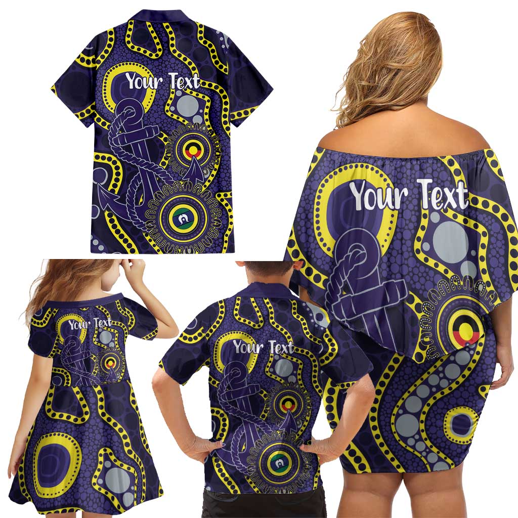 Dockers NAIDOC Week 2026 Personalised Family Matching Off Shoulder Short Dress and Hawaiian Shirt 50 Years of Deadly Aboriginal Art
