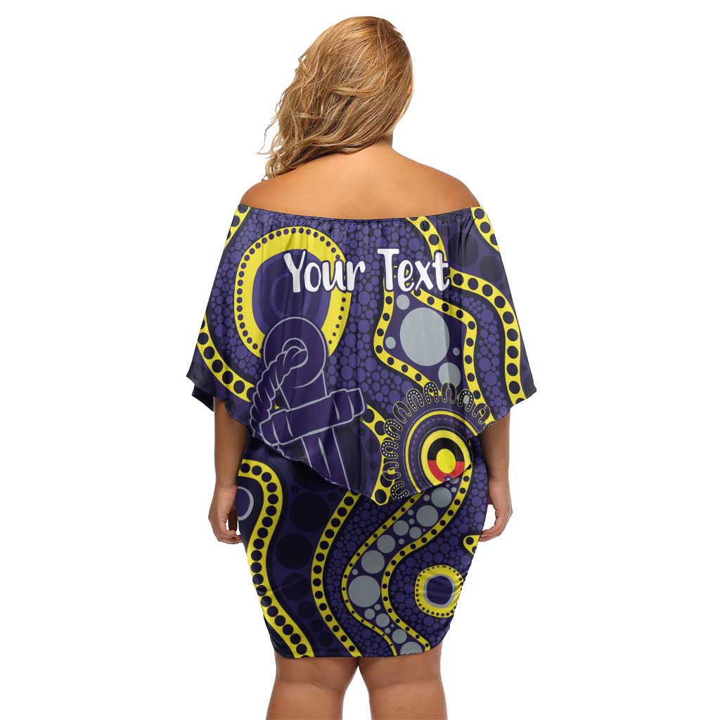 Dockers NAIDOC Week 2026 Personalised Family Matching Off Shoulder Short Dress and Hawaiian Shirt 50 Years of Deadly Aboriginal Art