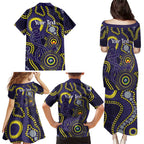 Dockers NAIDOC Week 2026 Personalised Family Matching Puletasi and Hawaiian Shirt 50 Years of Deadly Aboriginal Art