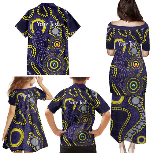 Dockers NAIDOC Week 2026 Personalised Family Matching Puletasi and Hawaiian Shirt 50 Years of Deadly Aboriginal Art