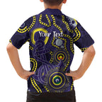 Dockers NAIDOC Week 2026 Personalised Family Matching Short Sleeve Bodycon Dress and Hawaiian Shirt 50 Years of Deadly Aboriginal Art