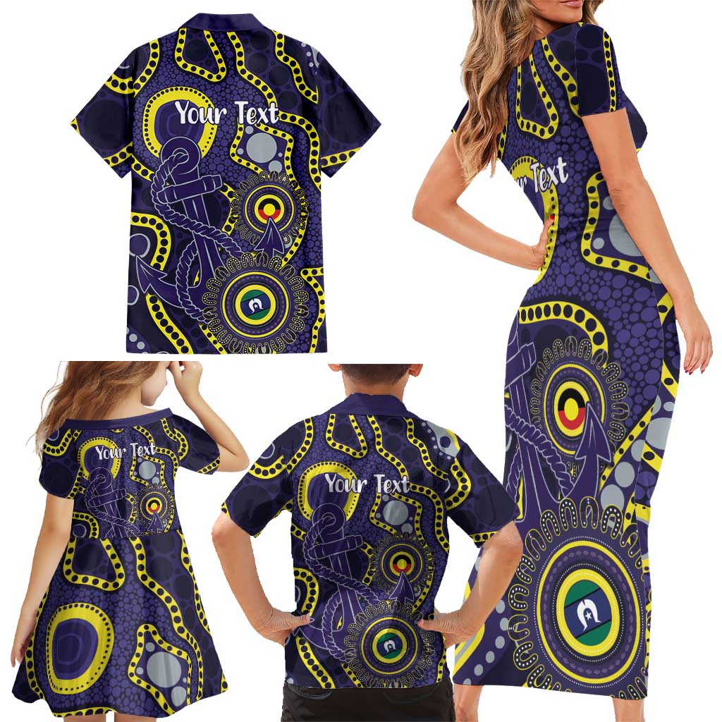 Dockers NAIDOC Week 2026 Personalised Family Matching Short Sleeve Bodycon Dress and Hawaiian Shirt 50 Years of Deadly Aboriginal Art