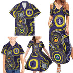 Dockers NAIDOC Week 2026 Personalised Family Matching Summer Maxi Dress and Hawaiian Shirt 50 Years of Deadly Aboriginal Art