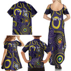 Dockers NAIDOC Week 2026 Personalised Family Matching Summer Maxi Dress and Hawaiian Shirt 50 Years of Deadly Aboriginal Art