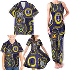 Dockers NAIDOC Week 2026 Personalised Family Matching Tank Maxi Dress and Hawaiian Shirt 50 Years of Deadly Aboriginal Art