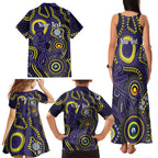 Dockers NAIDOC Week 2026 Personalised Family Matching Tank Maxi Dress and Hawaiian Shirt 50 Years of Deadly Aboriginal Art